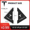Samolepka na auto 2ks Silikonový kryt rohu dveří auta Chránič nárazníku proti poškrábání Pro Tesla model 3 model X Y styl MODEL S R