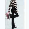 American high-waisted and slightly pulled jeans women's 2025 new autumn and winter small slim-fitting flared jeans