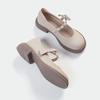 313233 Small Size Single Shoes Women's 2025 Spring New Bow Sweet French Mary Jane Inner Height Increase Women's Shoes 34