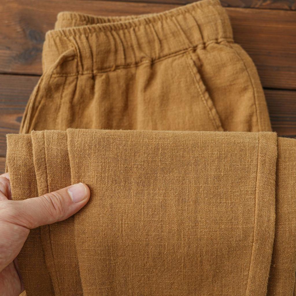 Casual Chino Pants Men Wide Leg Lightweight Baggy Cotton Sweatpants Walking Jogger Trousers Work