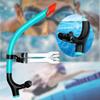 Semi-Dry Snorkel Dry Top Snorkel Tube Silicone Mouthpiece Diving Snorkel Tube One-Way Purge Valve for Snorkeling Swimming