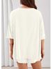 New Women's Casual Two-Piece Set: Loose V-Neck Short-Sleeved Top and Shorts