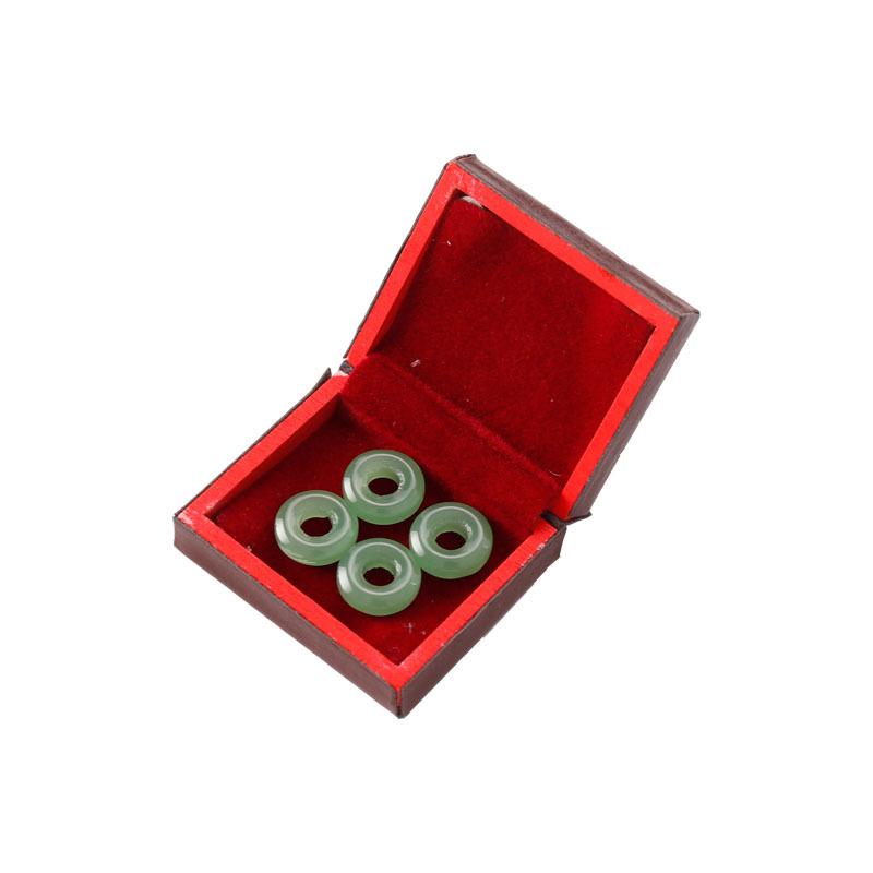 1 Set Vintage Jewelry Case 1:12 Dollhouse Miniature Accessories Mini Wooden Jewelry Box Model Toys For Doll House Decoration