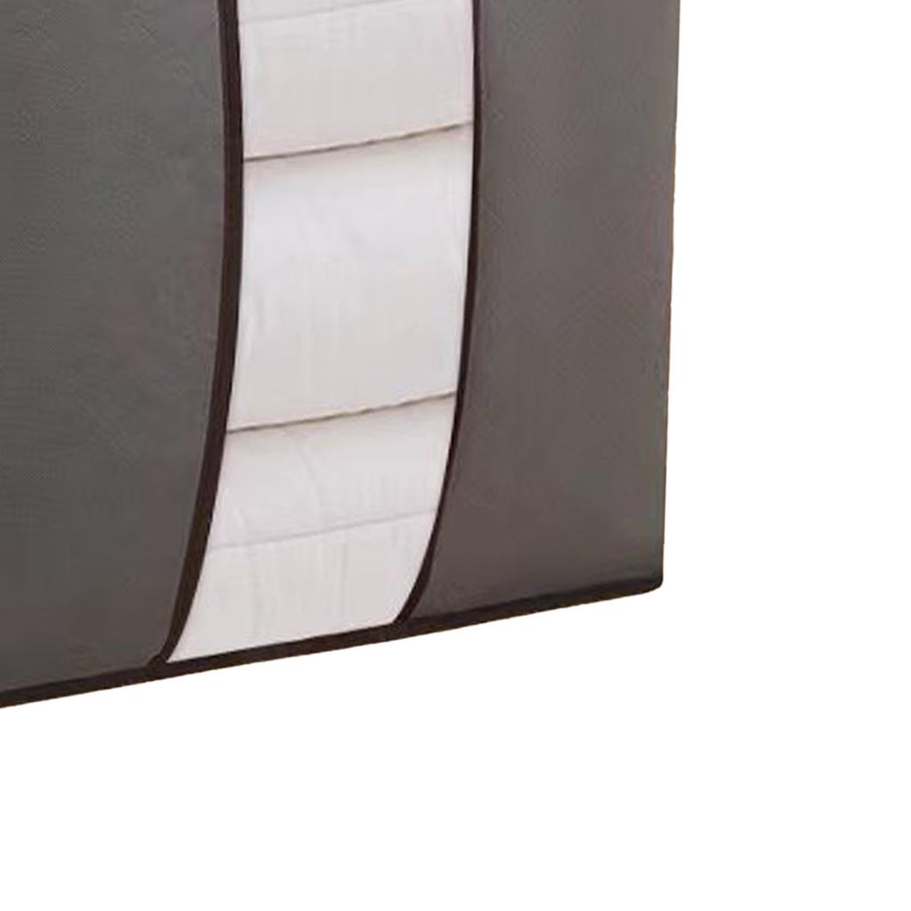 Clothes Storage Bag Thickened Nonwoven Reusable Dust Proof Large Capacity Multifunctional Double Zippers Clothes