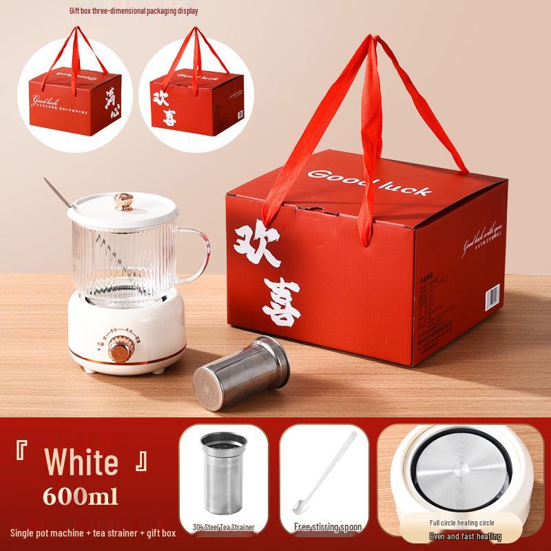 Yueerde Multi-Function Electric Heating Cup - Mini Tea & Health Pot for Office