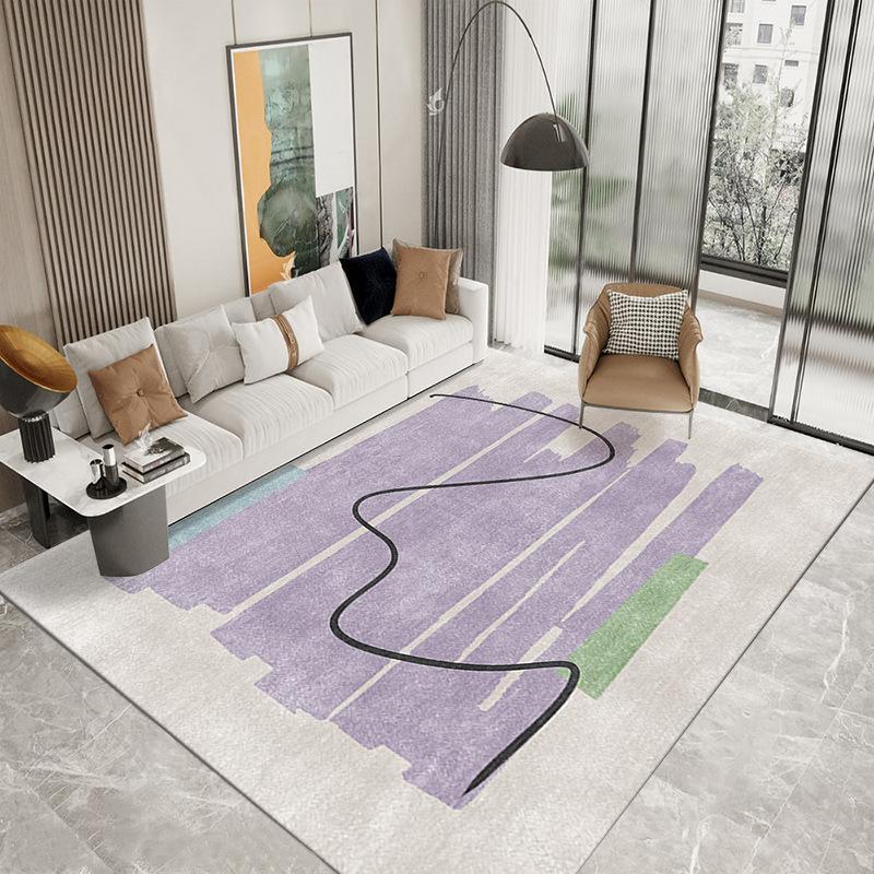 Modern Abstraction Living Room Decoration Carpet Nordic Style Rugs for Bedroom Non-slip Large Area Mat Home Washable Lounge Rug