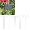 30Pcs Plant Label Hooks Holder Stainless Steel Garden Markers Stake Plant Sign For Flower Pot Bonsai 200mm