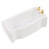 Miniature 1:12 White Porcelain Ceramic Bathtub Dollhouse Bathroom Mini Furniture Accessories Decoration 1:12 Dollhouse Furniture