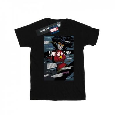 Girls Spider-Woman Cover Cotton T-Shirt