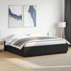 VidaXL Bed Frames, Double Bed with Slat Base, Adult Bed, Bedroom Furniture, Modern, Black 200x200 Cm 3209675