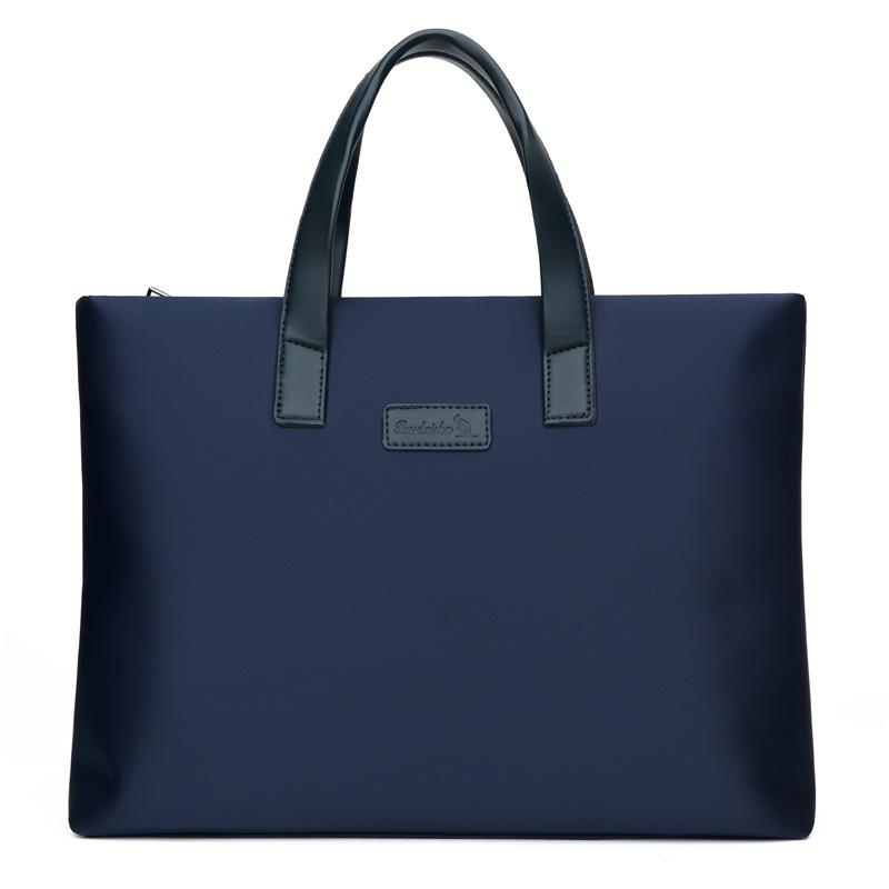 TS JYL laptop bag,Men Briefcase Large Handheld Business Laptop Meeting Document Bag 14 inches синий