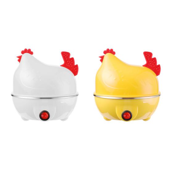 Cozedor de ovos elétrico de grande capacidade com desligamento automático em formato de frango