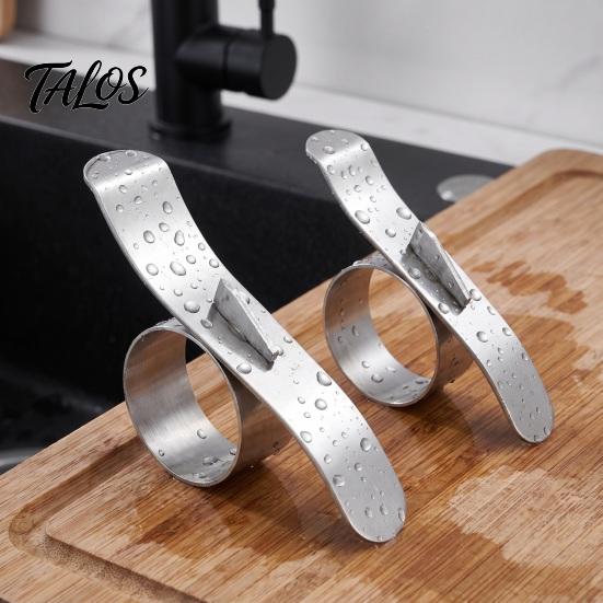 Stainless Steel Cutter Orange Peeler, Ergonomic Ring Design And Safe Curved Hook Kitchen Gadget for Fruit Blade Gadget, Manual Skin Remover