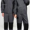 Men Cargo Pants Elastic Waist Multi-Pocket Storage Work Pants Patchwork Color Wear-resistant Cargo Trousers