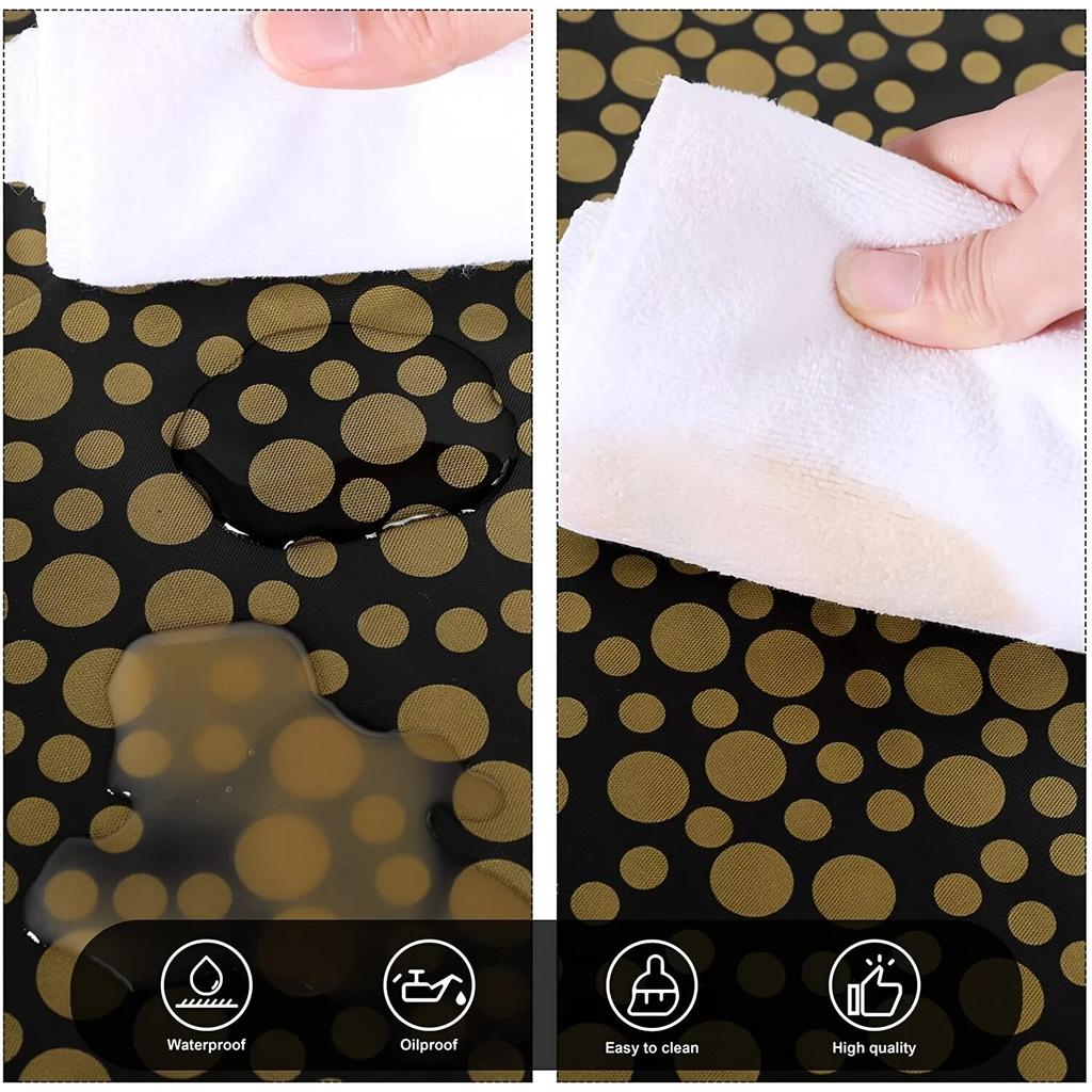 1 pz Tovaglia Monouso a Pois Piccoli, Tovaglia PEVA Impermeabile Ispessita, Decorazione per Casa Matrimonio Festa di Compleanno, 54*108 pollici