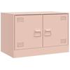 VidaXL TV Stand Pink 67x39x44 Cm Steel, TV Bench, TV Unit, Multimedia Unit, TV Sideboard, Hi-fi Unit, Center of 841633