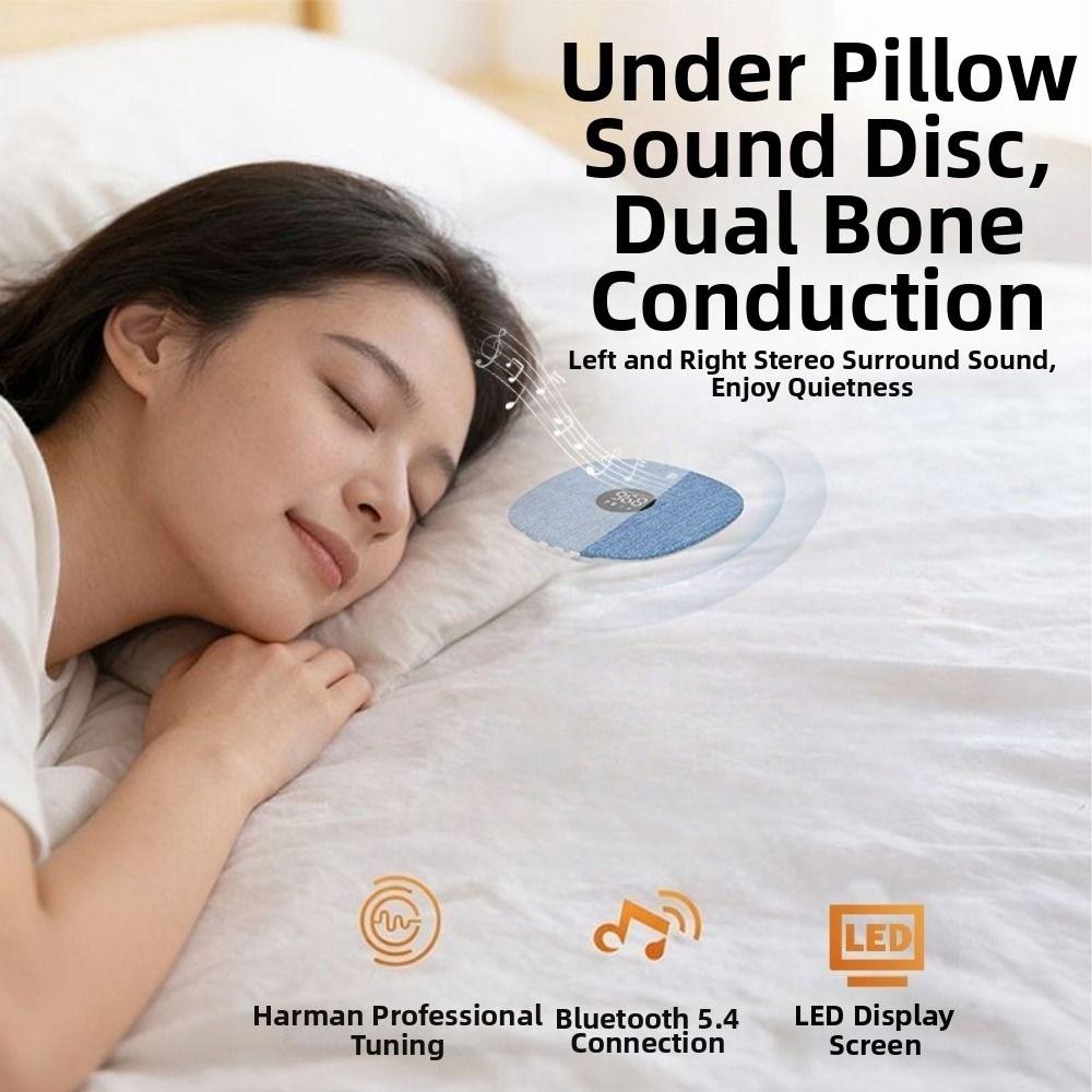 Sleep Aid Under Pillow Bluetooth Speaker Bluetooth 5.4 Sound Machine  Personal Relaxation