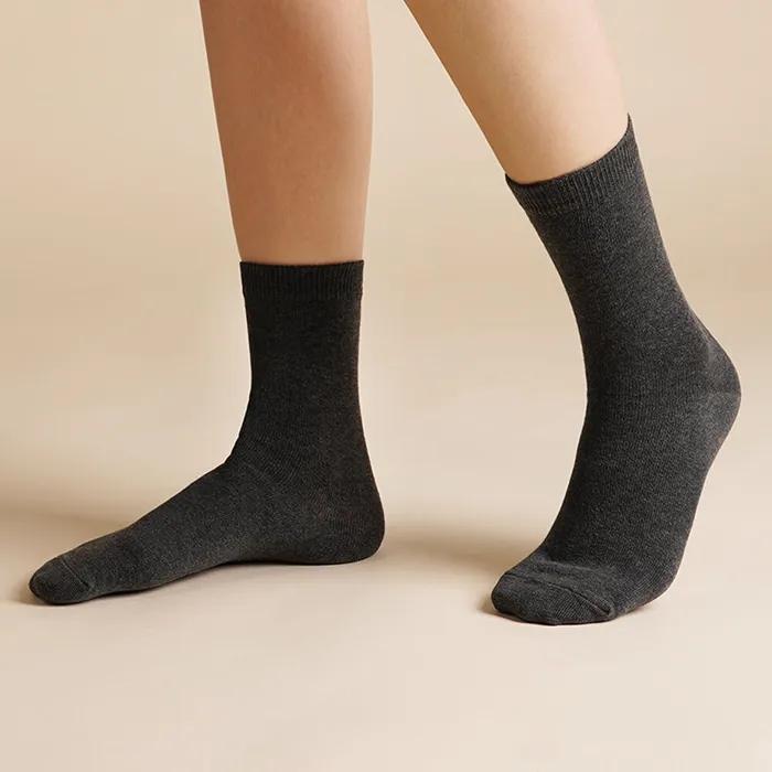 [8-Pack] 36g Plain Mid-Length Socks