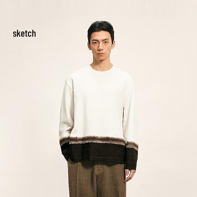 Men's 2025 Winter Loose Fit Long Sleeve Round Neck T-shirt
