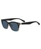 Zoff Sunglasses Rubber Colored UV Stylish SUNCUTGlasses/UV100%CUT Wellington-Style (Black (Gradation) ZA251G22_18E2) Temples, Anti-Slip, Lenses,