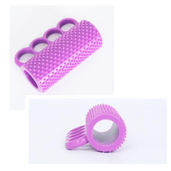 Silicone Squeeze Finger Exerciser 4 Finger Exerciser Ergonomic Hand Massage Grip Strength Trainer Arthritis Hand Therapy Rehabilitation Gripper