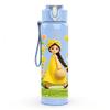 1PC Girl In Yellow Vintage Dress Print 750ml Color Plastic Sports Water Bottle Leakproof Flip Straw Lid Suitable for Sports Office Home Use