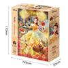 Epoch Jigsaw Puzzle Disney Belle X with and Decorative Pieces 108-Piece -Enchanted Rose- (18.2 25.7 Cm) 72-404 Glue, Spatula,