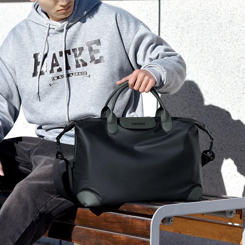 New Fashion Trend Travel Bag Fitness Bag Multifunctional Casual Business Handbag Korean Version Portable Bag Men's