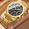 Top Brand Luxury Stainless Steel Waterproof Sport WristWatch Men Chronograph Watch Military Army Male Clock