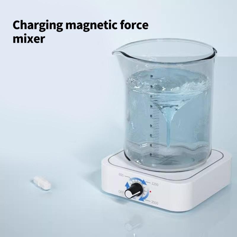 Mini Magnetic Stirrer Easy to Use Stir Bar Retrievers with Adjustable Speed and Long Battery for Various Mixing Needs