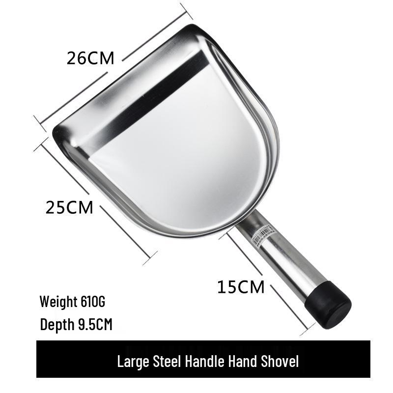 Sturdy Handheld Stainless Steel Shovel for Desktop and Bedding Cleaning