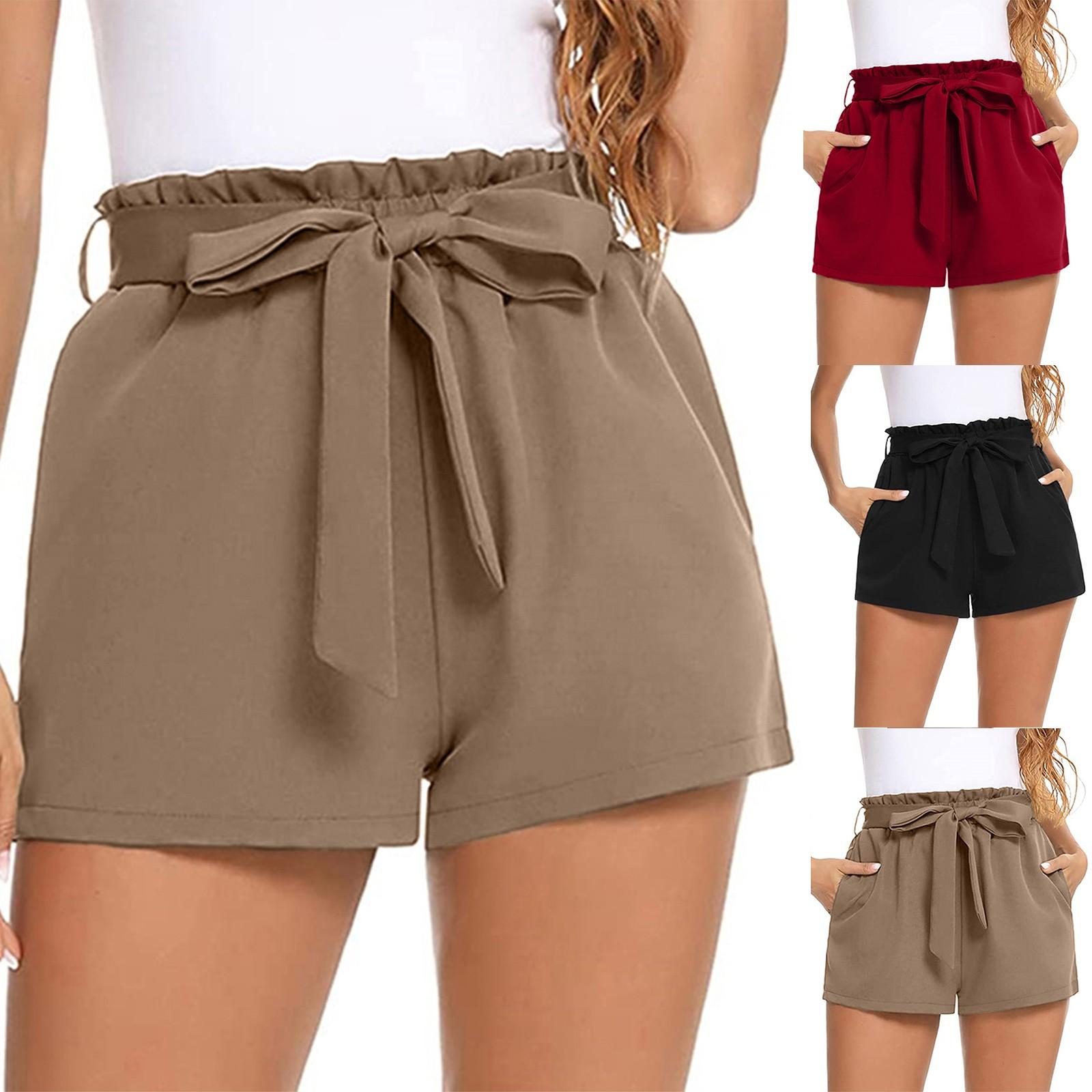 

Women s Short Shorts Summer Casual Shorts Pockets Pyjama For Yoga Pilates Gym Jogging M хаки