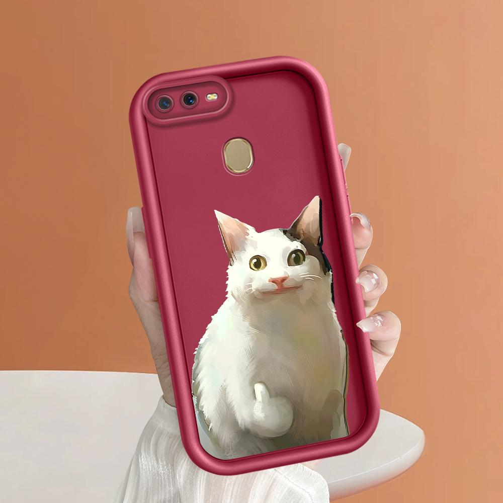 Coque de protection antichoc en silicone souple avec motif de dessin animé pour appareil photo OPPO Reno Realme OnePlus