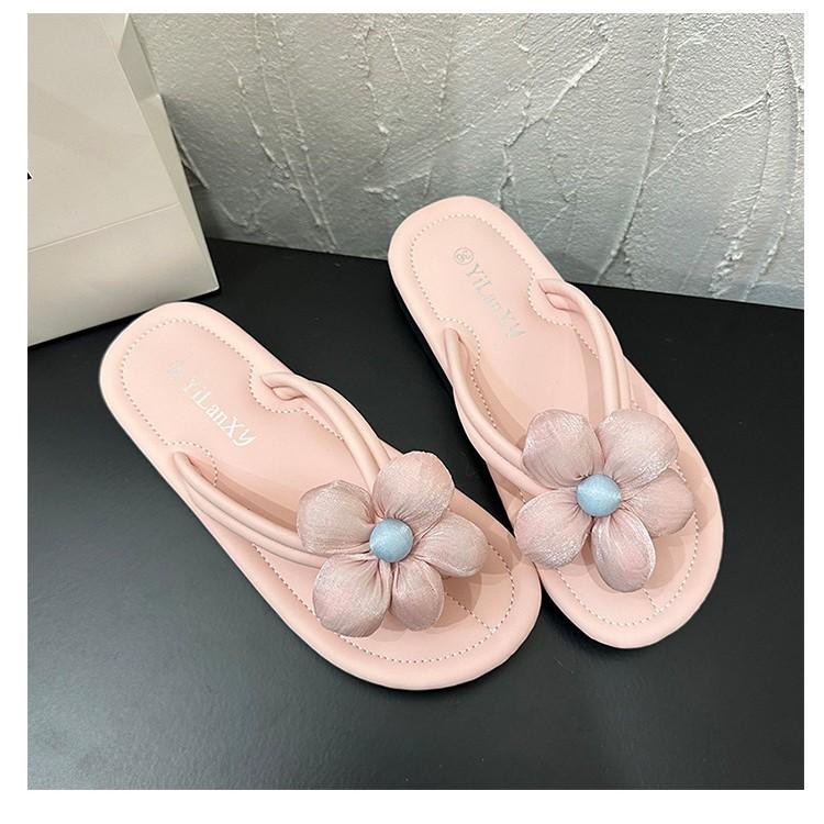 Flip-flops Women's Summer Wear 2025 New Beach Flat-bottomed Cool Slippers
