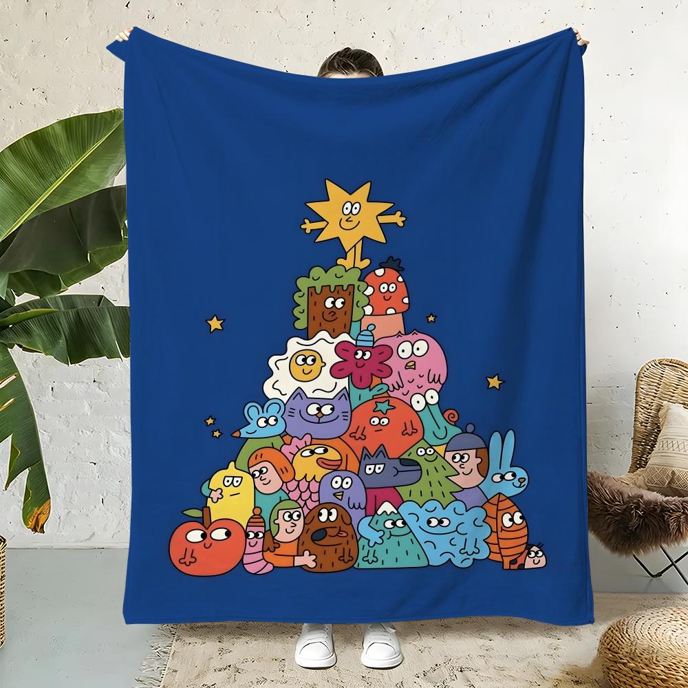 Artist N-NinaDzyvulska Throw Flannel Throw Blanket,Bed Home Office Nap Blanket Travel,Camping,Picnic Blanket Soft Decor 75X95CM
