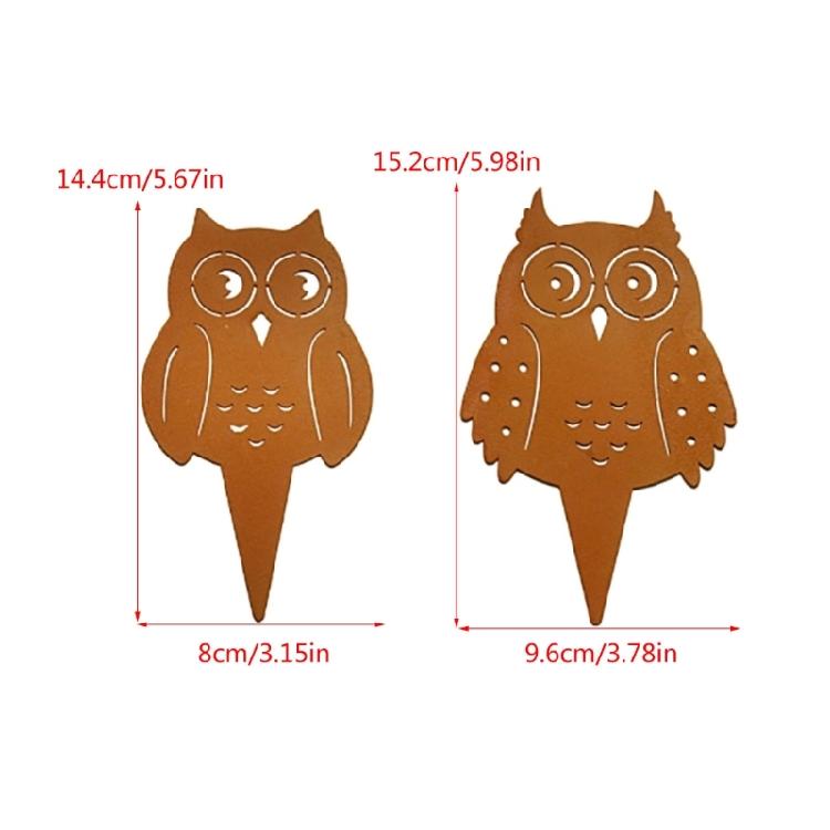 Metal Animal Yard Decors Garden Art Rust Animals for Outside Decorations