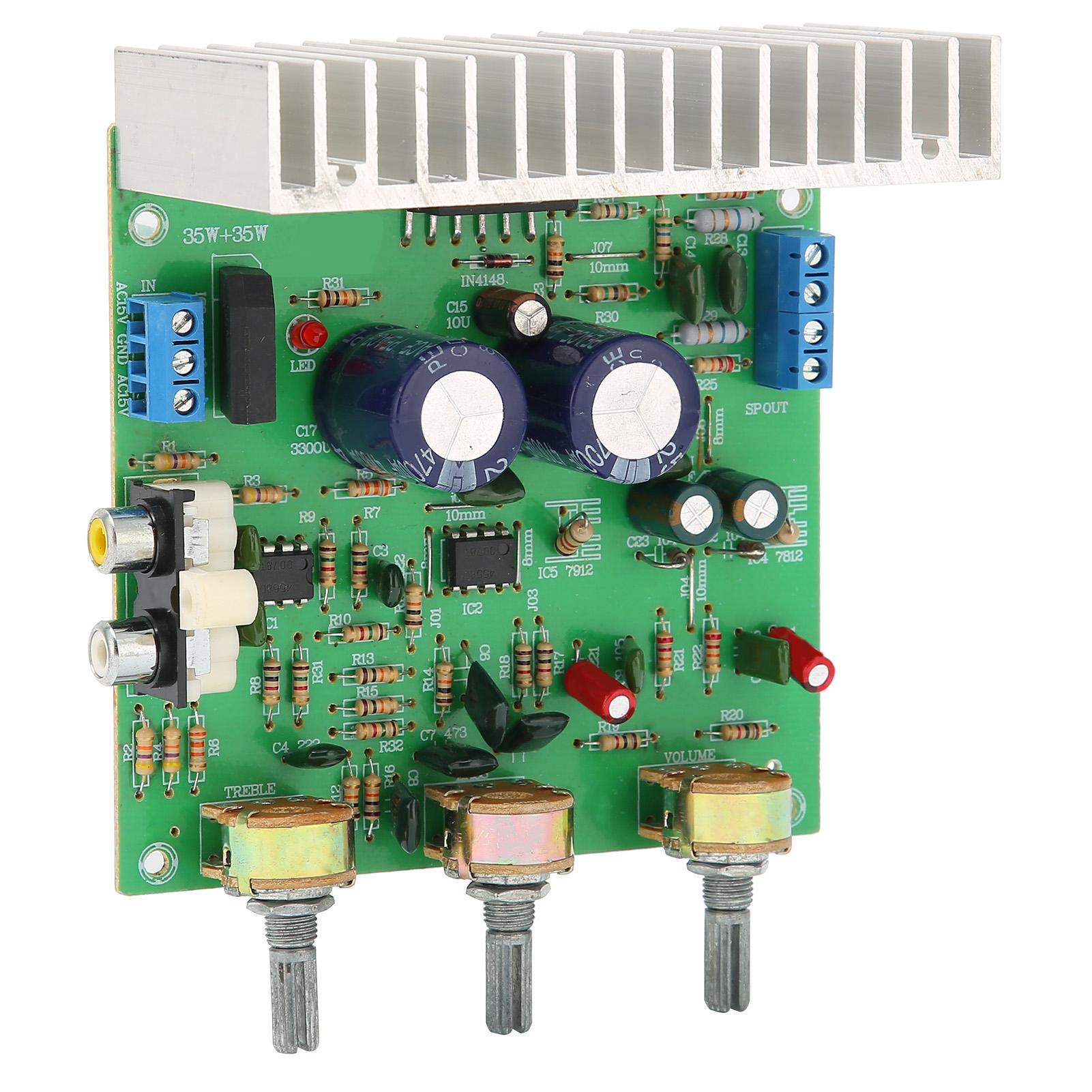 

Amplifier Board HiFi Audio Power Amplify Module Stereo DualChannel 60W+60W DX965
