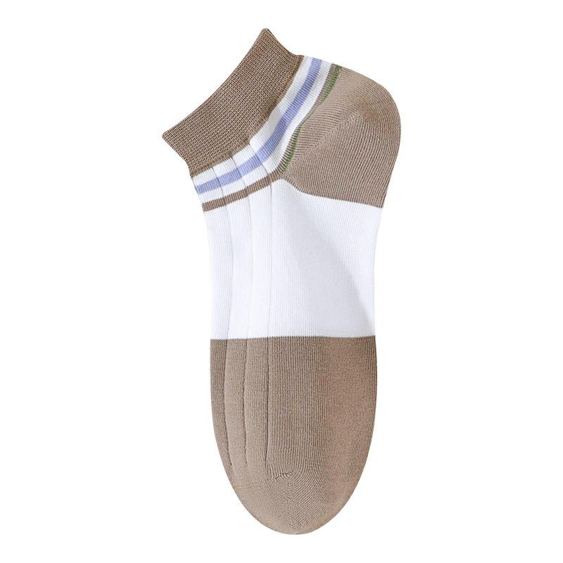 Summer Low-top Casual Socks, Men's Short Socks, Pure Cotton Breathable and Anti-friction, Summer All-cotton Deodorizing and Sweat-absorbing Socks