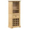 Corona Wine Rack 56 x 35 x 134.5 cm Solid Pine Wood