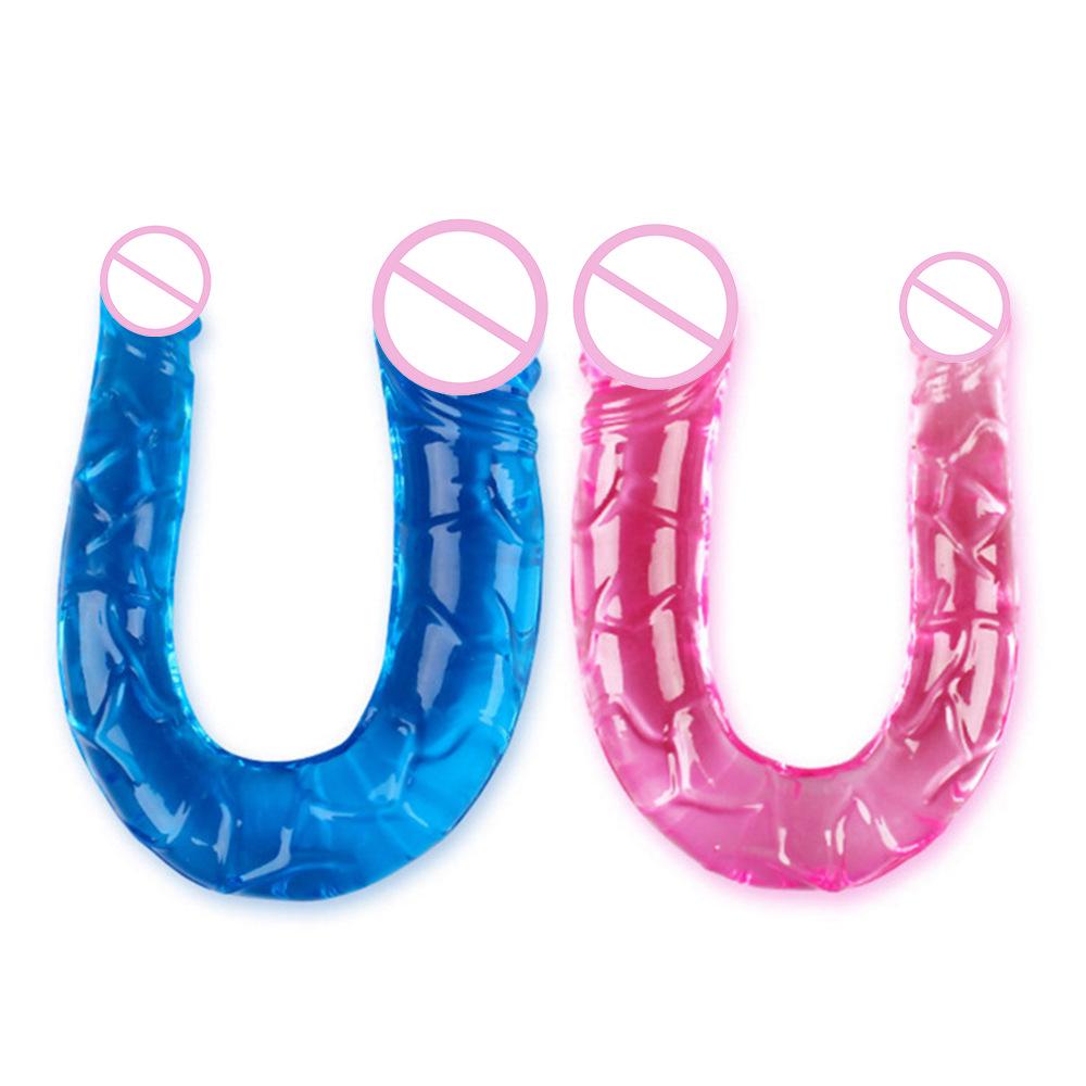 Yifeng Women's Double-Ended Crystal Dragon Dildo