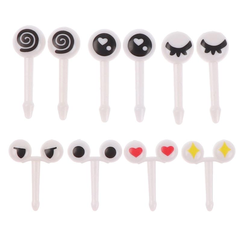 6/10pcs/set Animal Food Fruit Picks Forks Bento Lunch Box Decor Accessory For Kids Toothpick Lunches Party Decor