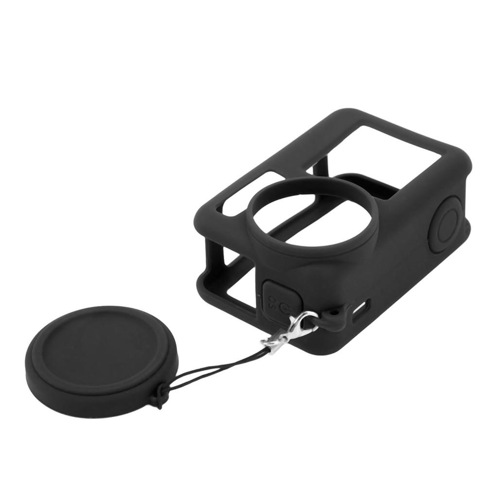 Silicone Case for DJI Osmo Action 4 3 Action Camera Soft Protective Silicone Case Sleeve with Neck Strap Lanyard