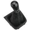1 Pezzo Pomello Leva Cambio Auto con Soffietto Per Golf Per Jetta 5 O 6 Marce Auto Manuale Leva Cambio Pomello Copertura Antipolvere