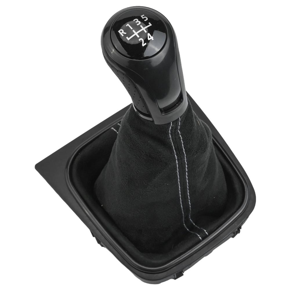 1 Pezzo Pomello Leva Cambio Auto con Soffietto Per Golf Per Jetta 5 O 6 Marce Auto Manuale Leva Cambio Pomello Copertura Antipolvere