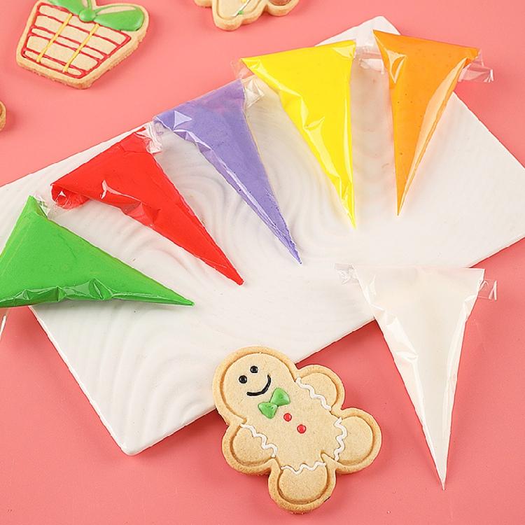 200 Pcs Cupcake Decor Icing Bags Anti-burst Piping Bags Disposable Pastry Bags