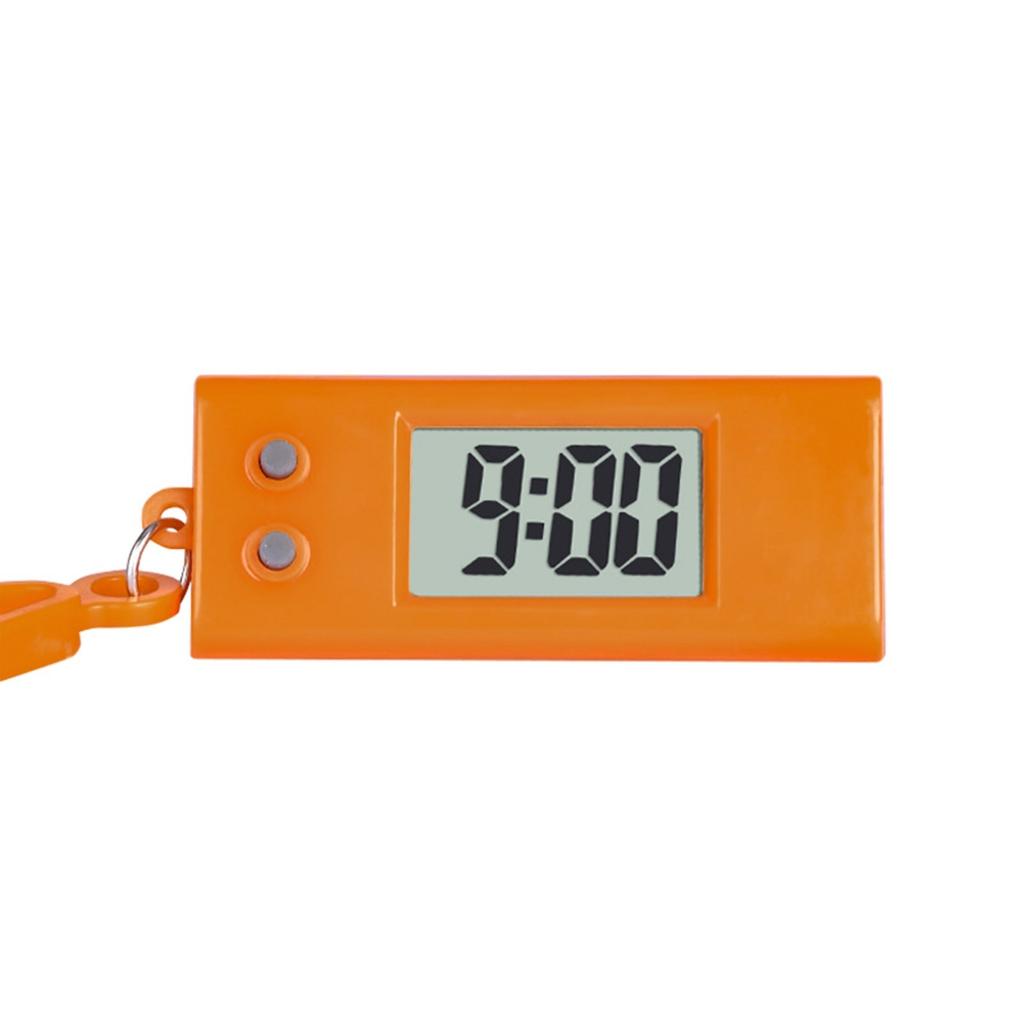 Work Study Silent Electronic Watch Portable Student Backpack Keychain Small Hanging Watch Compact Electronic Clock