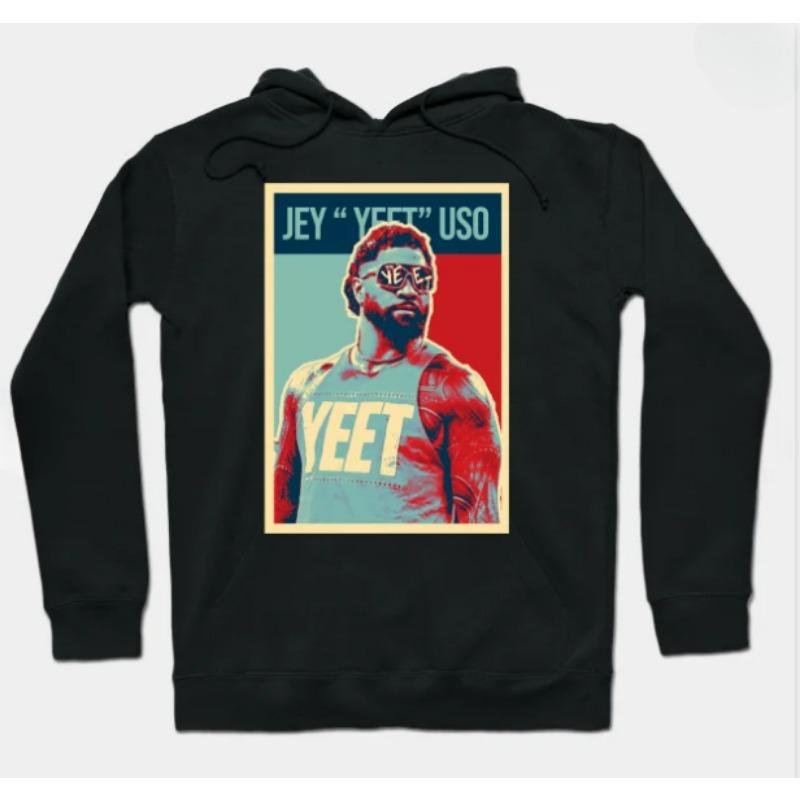 Jey Uso Yeet Hoodie Merch Women Men Streetwear Sweatshirt Fashion Trendy Hoodie Tee y2k Top mens clothing Gifts For Jey Uso Fans