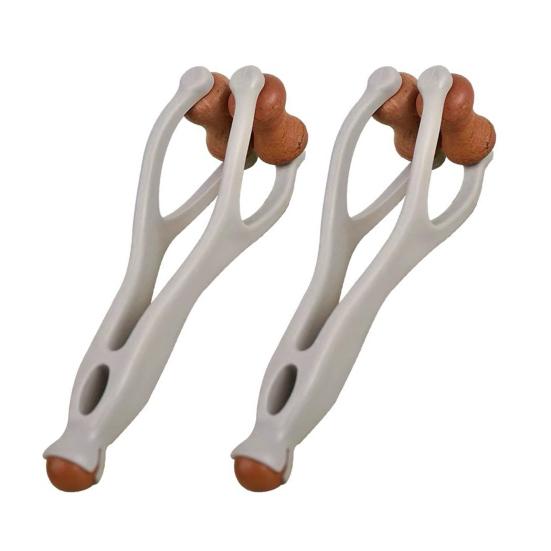 Herramienta de Masaje de Manos para Dedos Palma Masajeador de Acupresión Portátil Rodillo de Masaje de Piedra de Doble Cara Herramienta para Hogar Oficina