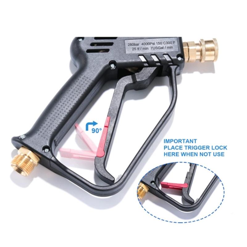Heavy Duty Washer Guns 10.5 GPM Flowing Rate Ergonomic Handle Foam Sprayer Car Washing Accessories