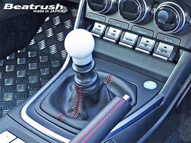 Beatrush Duracon Shift Knob Type Q45BR White for Toyota GR86 ZN8 and Subaru Manual Transmission BRZ_ZD8 [A9ZD8MW-QBR]